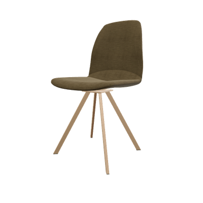 CHAISES ET TABOURETS - Pour tables standards, ht 75 cm, piétement 4 pieds - FOXI Chaise L.46xP.48xH.76.5cm-hauteur assise 48cm.