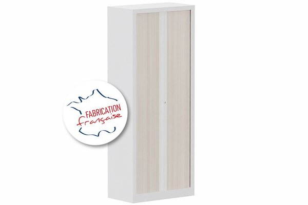 [Pas de famille] - [Pas de sous famille] - Armoire à rideaux H198xL80cm 4 tablettes