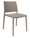 Chaise 4 pieds Luma coque polypro coloris taupe