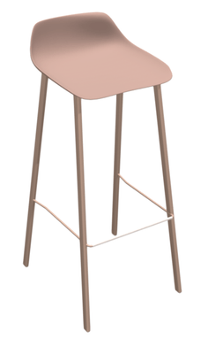 CHAISES ET TABOURETS - Tabourets - Jump Tabouret haut, tout rose