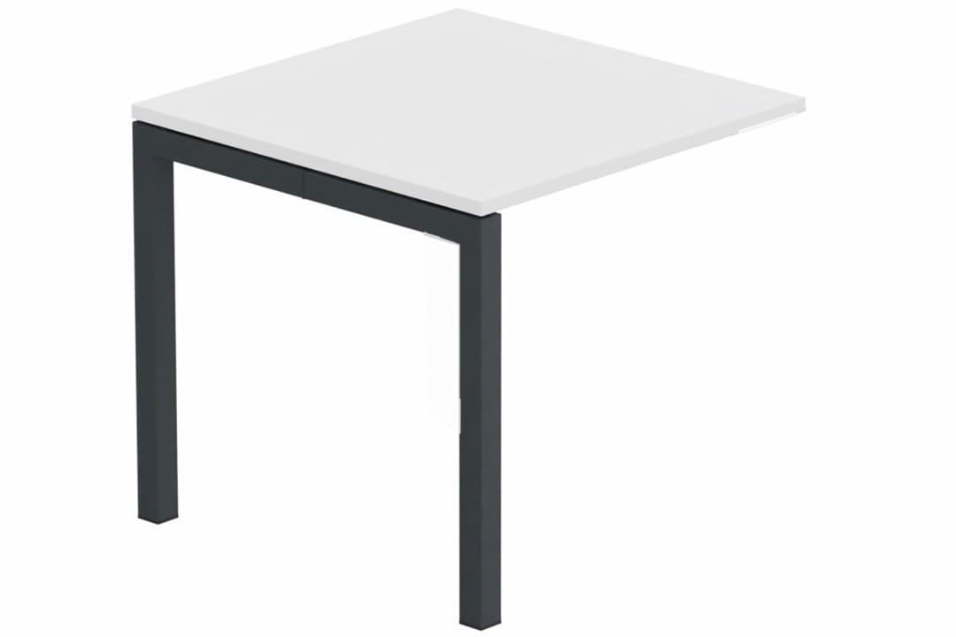 Module suivant table composable 80x80cm blanc/ anthracite - sur délai