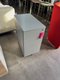 Caisson métallique hauteur de bureau 3 tiroirs couleur aluminium