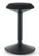 Tabouret Viva assise Ø32cm, embase Ø35,5 cm, coloris noir