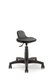 Tabouret assis-debout polyuréthane, structure nylon noir