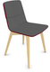 MELODY chaise 4 pieds bois frêne naturel 