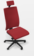 Fauteuil ZEN tissu manager avec têtière, sans accotoirs