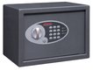 Coffre de sécurité L.20xP.31xH.20cm - 10Litres / 6kg - verrouillage électronique, coloris graphite métallisé