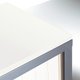 Top armoire à rideaux L100xP43cm blanc