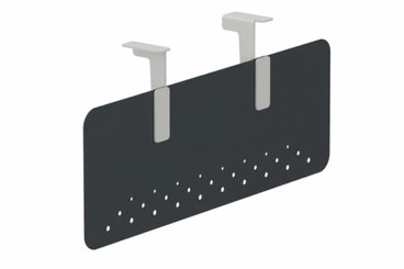 Voile de fond - Métallique - Voile de fond métallique L.65xH.30cm, coloris anthracite