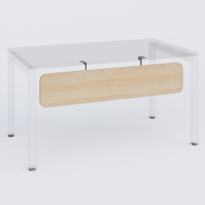 Voile de fond - Mélaminé - Voile de fond mélaminé L120XH30cm hêtre
