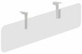 Voile de fond altuglas L.120xH.35cm, coloris blanc translucide