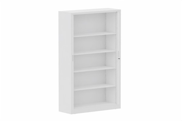 ARMOIRES A RIDEAUX - Largeur 120 cm - Armoire à rideaux H198xL120cm 4 tablettes