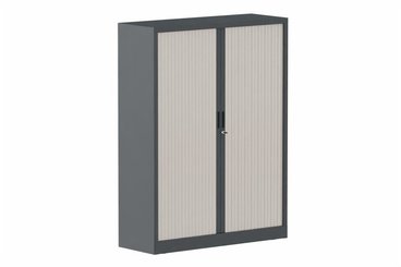 ARMOIRES A RIDEAUX - Largeur 120 cm - Armoire à rideaux H160xL120cm 3 tablettes