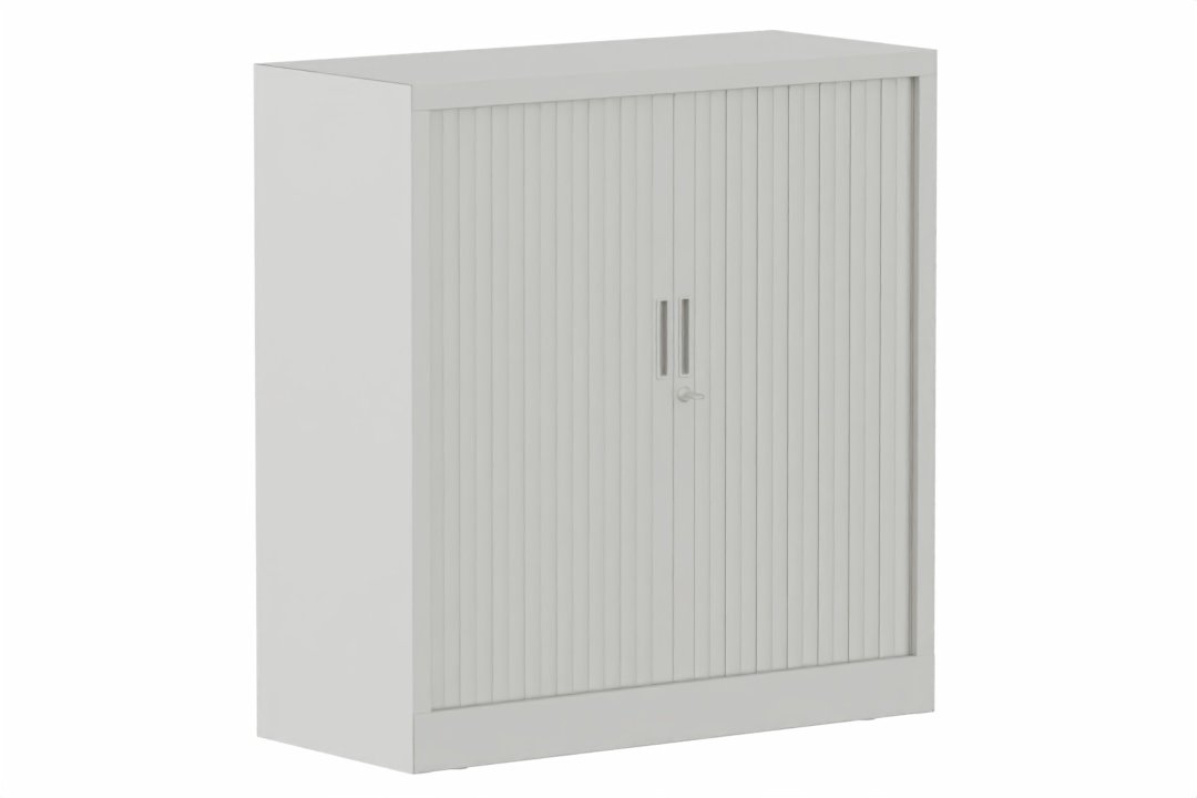 Armoire à rideaux H105xL100cm 2 tablettes