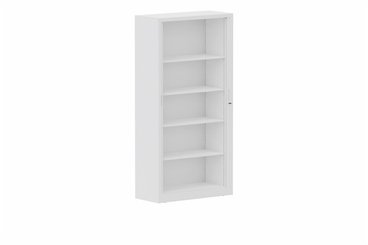 ARMOIRES A RIDEAUX - Largeur 100 cm - Armoire à rideaux H198xL100cm 4 tablettes