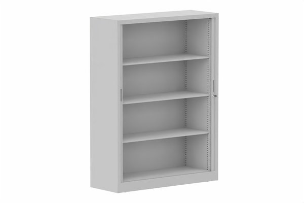 ARMOIRES A RIDEAUX - Largeur 120 cm - Armoire à rideaux H160xL120cm 3 tablettes
