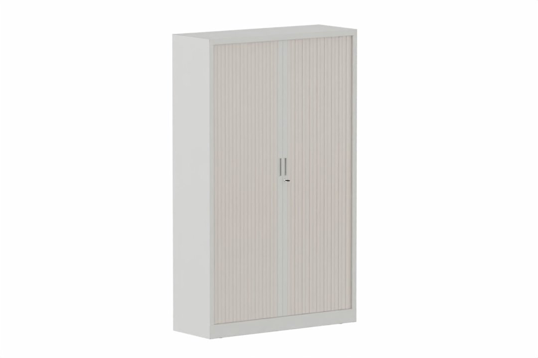 Armoire à rideaux H198xL120cm 4 tablettes