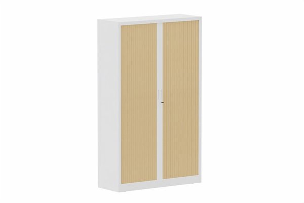 ARMOIRES A RIDEAUX - Largeur 120 cm - Armoire à rideaux H198xL120cm 4 tablettes