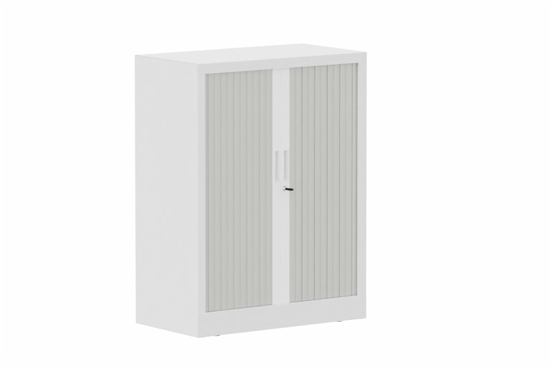 Armoire à rideaux H105xL080cm 2 tablettes