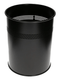 CORBEILLE RONDE  -DECOR AJOUREE -15L NOIR