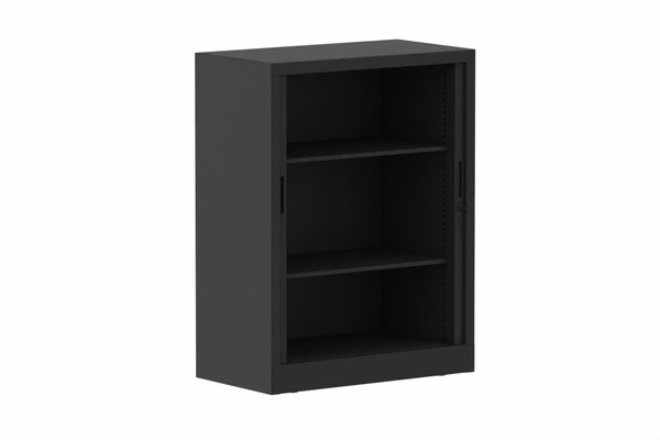 ARMOIRES A RIDEAUX - Largeur 80 cm - Armoire à rideaux H105xL080cm 2 tablettes
