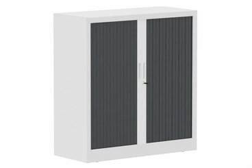 ARMOIRES A RIDEAUX - Largeur 100 cm - Armoire à rideaux H105xL100cm 2 tablettes