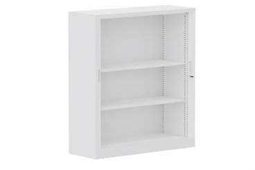ARMOIRES A RIDEAUX - Largeur 120 cm - Armoire à rideaux H135xL120cm 2 tablettes