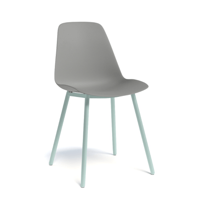 CHAISES ET TABOURETS - Pour tables standards, ht 75 cm, piétement 4 pieds - PETALE Chaise L.44xP.53.5xH.80.5cm-hauteur assise 47cm