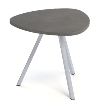 TABLES BASSES - Trium - TRIUM Table basse forme triangulaire L.50xP.50xH.40cm