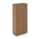 P1 Armoire 1/2 vestiaire H.194xL.90xP.40cm- 5 tablettes + 1 penderie- sans serrure