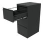 Classeur monobloc métal, 3 tiroirs, L47xP62xH101cm - anthracite