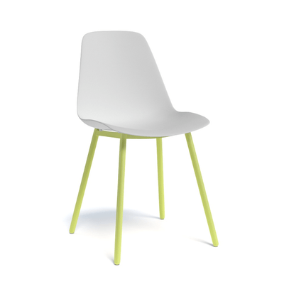 CHAISES ET TABOURETS - Pour tables standards, ht 75 cm, piétement 4 pieds - PETALE Chaise L.44xP.53.5xH.80.5cm-hauteur assise 47cm