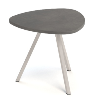 TABLES BASSES - Trium - TRIUM Table basse forme triangulaire L.50xP.50xH.40cm
