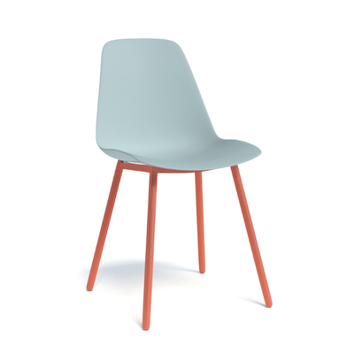 CHAISES ET TABOURETS - Pour tables standards, ht 75 cm, piétement 4 pieds - PETALE Chaise L.44xP.53.5xH.80.5cm-hauteur assise 47cm