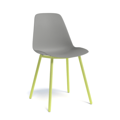 CHAISES ET TABOURETS - Pour tables standards, ht 75 cm, piétement 4 pieds - PETALE Chaise L.44xP.53.5xH.80.5cm-hauteur assise 47cm