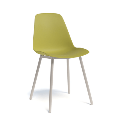 CHAISES ET TABOURETS - Pour tables standards, ht 75 cm, piétement 4 pieds - PETALE Chaise L.44xP.53.5xH.80.5cm-hauteur assise 47cm