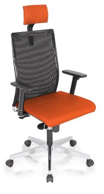 OPERATIVE - Dossier résille - ZEN MESH MANAGER fauteuil manager avec accotoirs synchrone décalé avec translation d'assise
