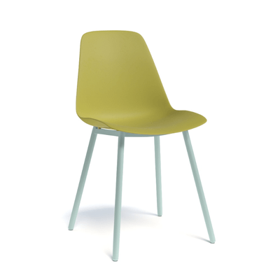 CHAISES ET TABOURETS - Pour tables standards, ht 75 cm, piétement 4 pieds - PETALE Chaise L.44xP.53.5xH.80.5cm-hauteur assise 47cm