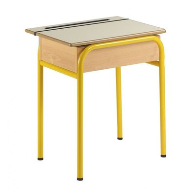 SCOLAIRE - Apprendre - Bureau LUTRIN plat. ép.21 mm MDF strat. chant verni - 70x50 cm - T5