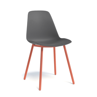 CHAISES ET TABOURETS - Pour tables standards, ht 75 cm, piétement 4 pieds - PETALE Chaise L.44xP.53.5xH.80.5cm-hauteur assise 47cm