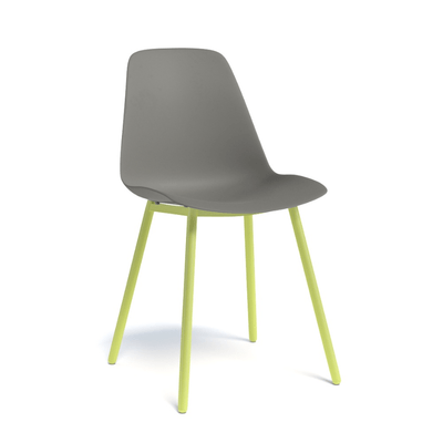 CHAISES ET TABOURETS - Pour tables standards, ht 75 cm, piétement 4 pieds - PETALE Chaise L.44xP.53.5xH.80.5cm-hauteur assise 47cm