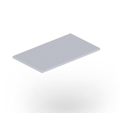 ARMOIRES A RIDEAUX - Options - Tablette en mélamine supplémentaire pour armoires L80 cm /aluminium