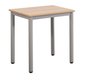 Table LYRA plateau ép.19 mm mélaminé chant ABS piètement époxy - 70x40 cm - T6