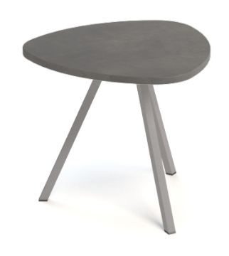 TABLES BASSES - Trium - TRIUM Table basse forme triangulaire L.50xP.50xH.40cm