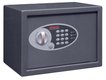 Coffre de sécurité L.20xP.31xH.20cm - 10Litres / 6kg - verrouillage électronique, coloris graphite métallisé