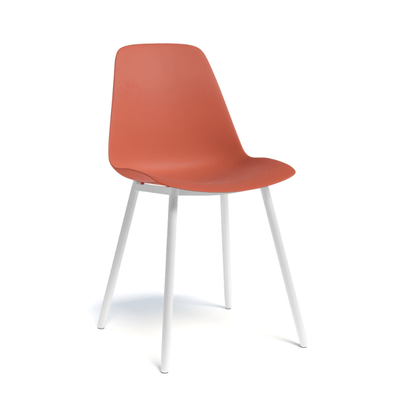 CHAISES ET TABOURETS - Pour tables standards, ht 75 cm, piétement 4 pieds - PETALE Chaise L.44xP.53.5xH.80.5cm-hauteur assise 47cm