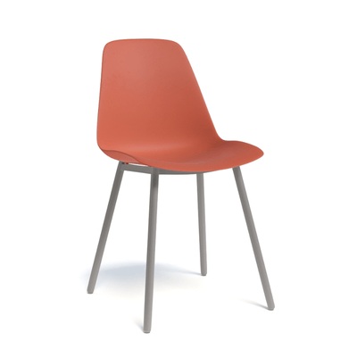 CHAISES ET TABOURETS - Pour tables standards, ht 75 cm, piétement 4 pieds - PETALE Chaise L.44xP.53.5xH.80.5cm-hauteur assise 47cm