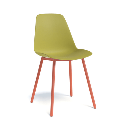 CHAISES ET TABOURETS - Pour tables standards, ht 75 cm, piétement 4 pieds - PETALE Chaise L.44xP.53.5xH.80.5cm-hauteur assise 47cm