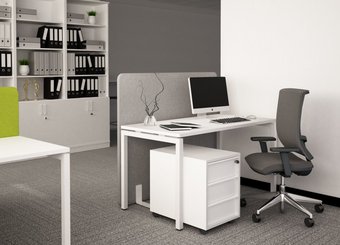 CLOISONS - Tissu super acoustiques - Cloison super acoustique L.800x H.1200. coloris gris clair