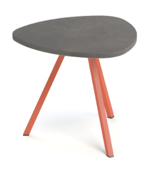 TABLES BASSES - Trium - TRIUM Table basse forme triangulaire L.50xP.50xH.40cm